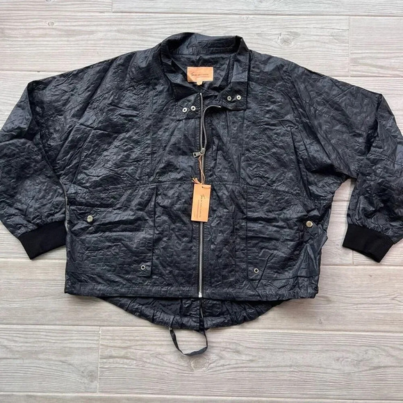 Two By‎ Vince Camuto Womens Black Long Sleeve Full Zip Nylon Jacket Size XL NWT - Picture 1 of 9